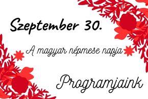 A magyar npmese napja - szeptember 30.