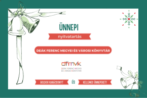 �nnepi nyitvatart�s k�nyvt�rainkban