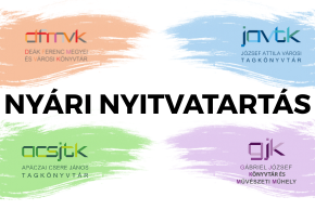 Nyári nyitvatartásunk