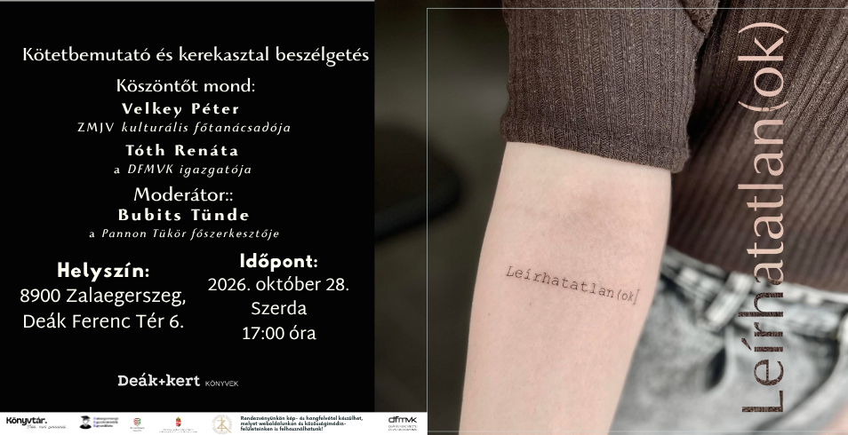 Le�rhatatlan(ok) – k�tetbemutat� �s kerekasztal-besz�lget�s