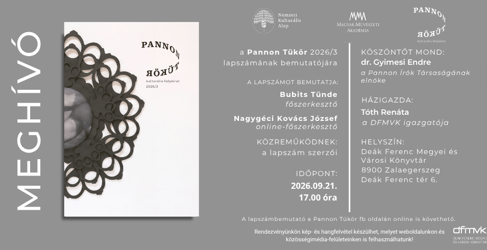 Pannon T�k�r 2026/3. lapsz�mbemutat�