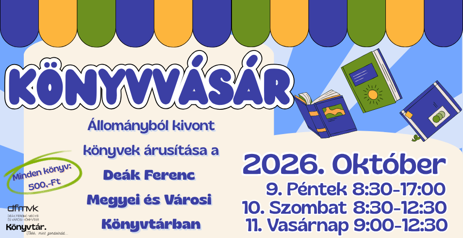 K�nyvv�s�r - 2026.10.09. - 10.11.