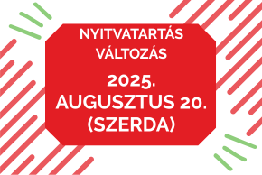 Augusztus 20-án könyvtárunk zárva tart