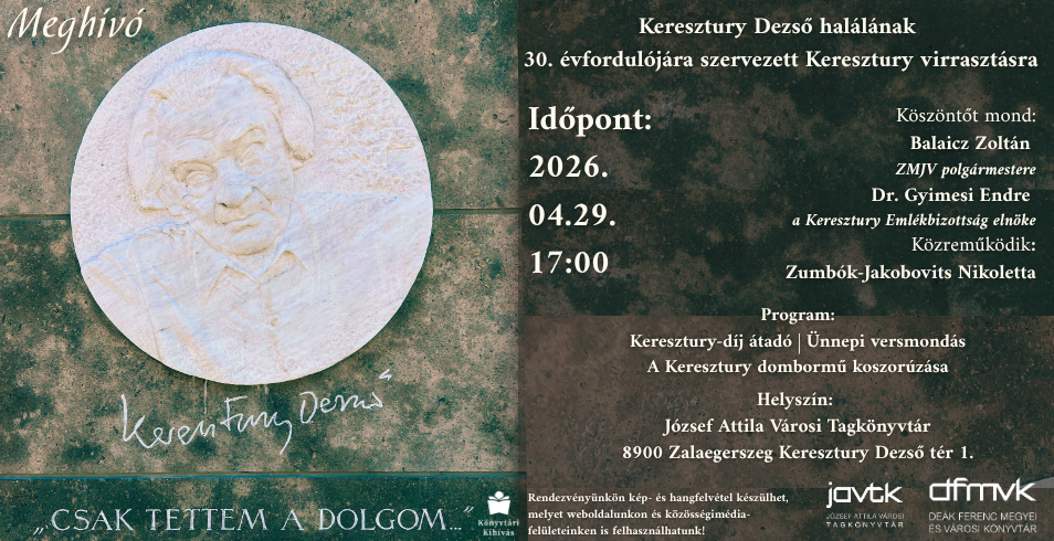 Virraszt�s Keresztury Dezs� eml�k�re