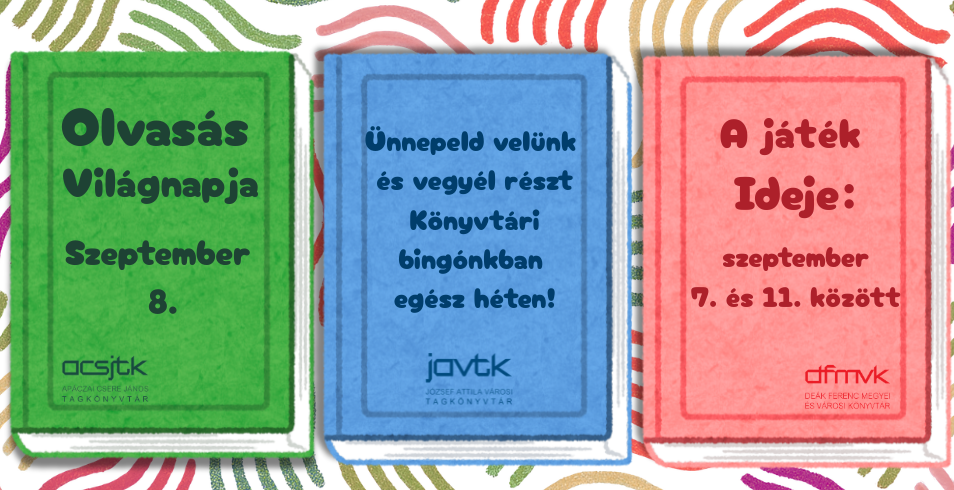Olvasás világnapja | Könyvtári bingó! Olvasás világnapja | Könyvtári bingó!