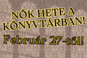 N�k hete a k�nyvt�rban!